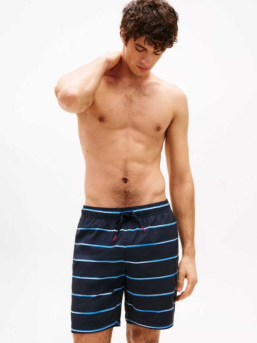 Шорты для купания Tommy Hilfiger Stripe 7" Swim Trunk! Новые с бирками