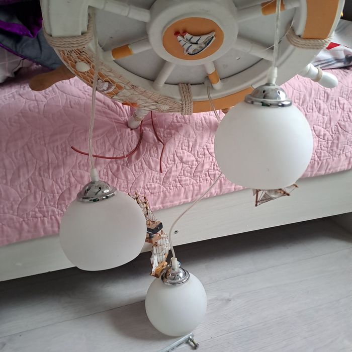 Люстра 3 вида освещение