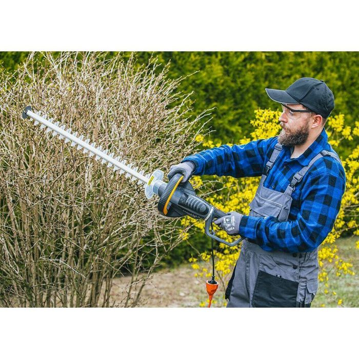 Foarfecă electrică pentru gard viu 1800W, lamă 610 mm, reglaj 180