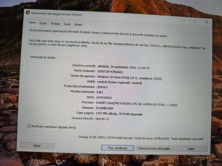 Laptop Gaming 17,3 inch / 2gb video / 8gb RAM / ssd 128 GB/