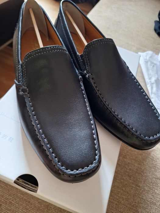 Мъжки кожени мокасини Geox