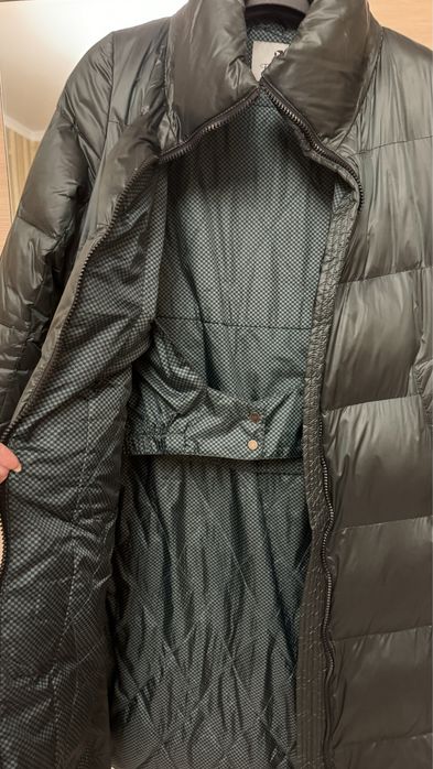 Зимний пуховик длинный