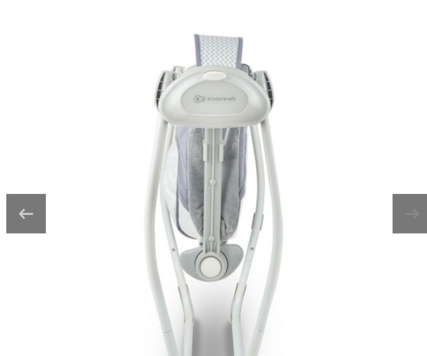 Leagan Kinderkraft Flo, cu melodii, roz cu gri