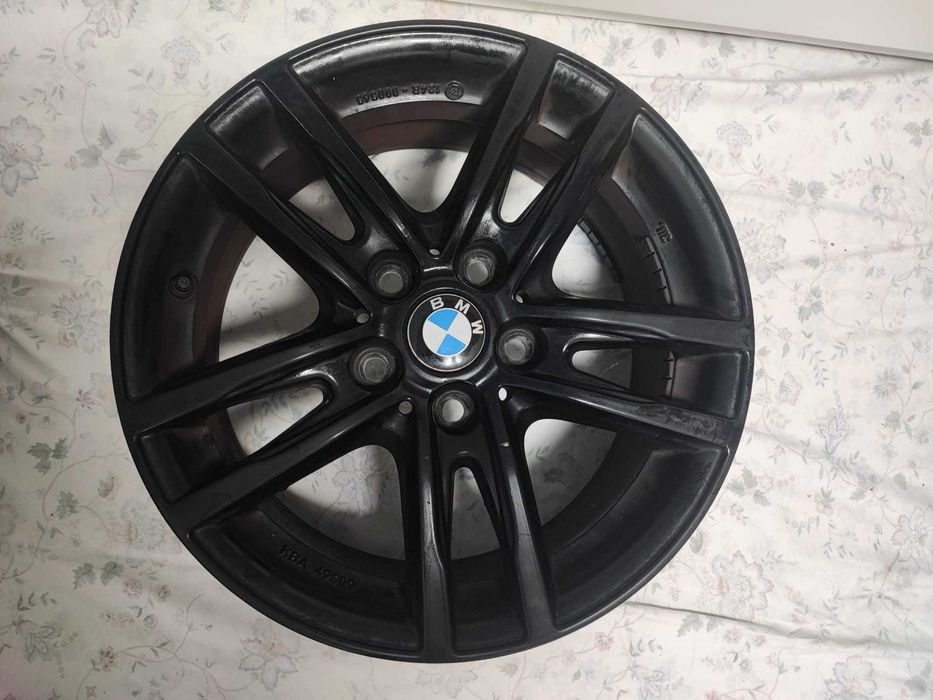 Set jante aliaj BMW 16" originale Seria 3 cu senzori TPMS HUF montați