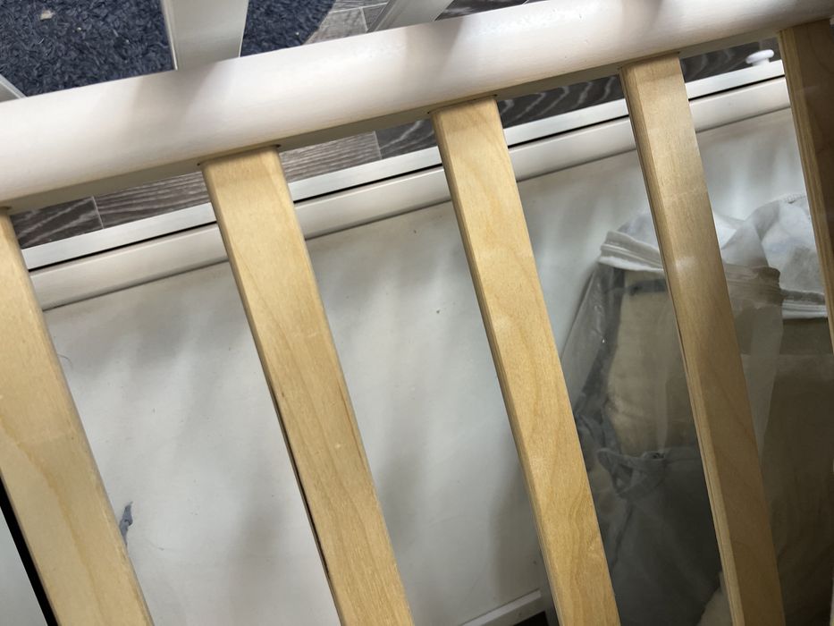 Манеж кроватка с матрацем