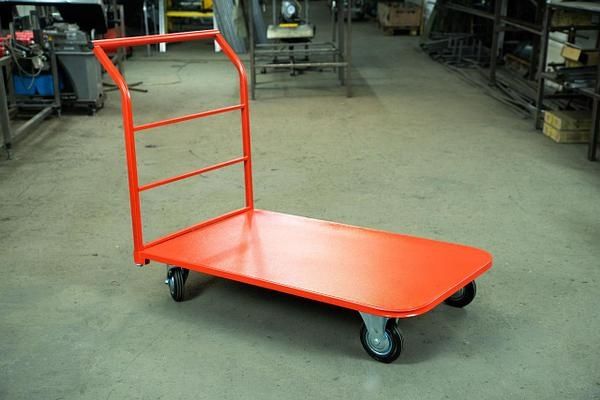 Тележка складская платформенная