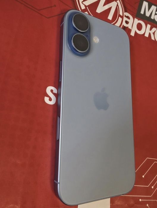 КАТО НОВ 256GB iPhone 17 Гаранция Техномаркет 2027 Blue | Син