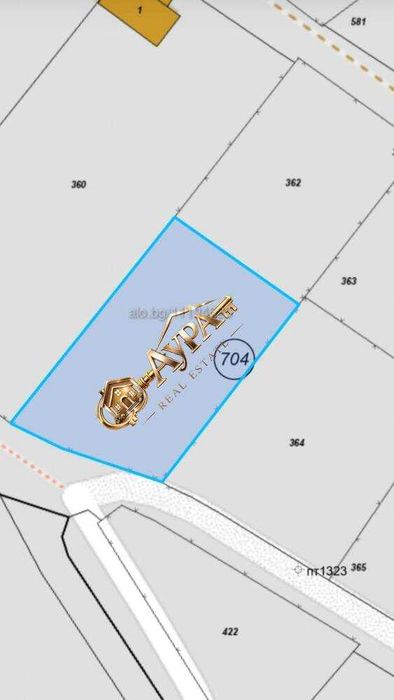 Парцел в регулация 602 кв.м. във в. з. Кенана - Само в АURA Real Estate