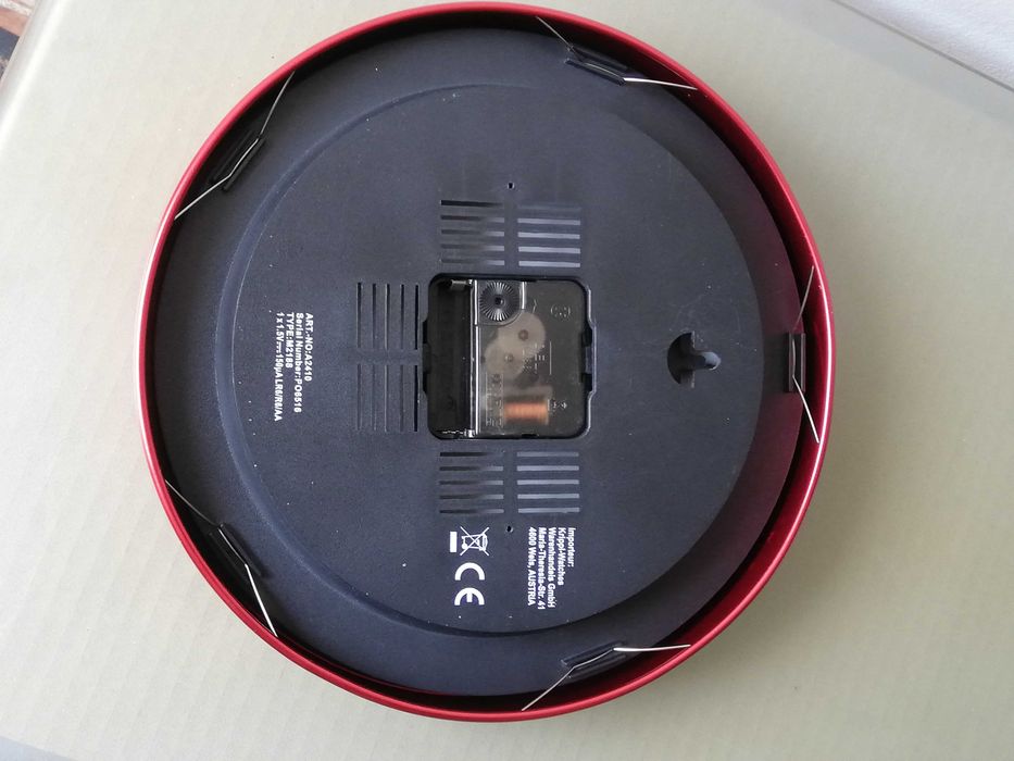 Ceas de perete austriac Twins, 25 cm, mecanism quartz premium Deli