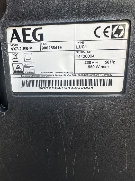 Aspirator AEG VX7
