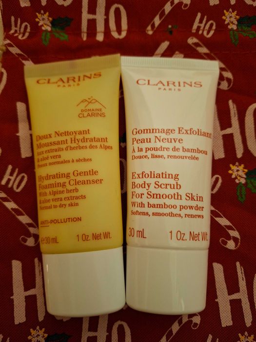 Set Clarins sigilat (cleanser + scrub)