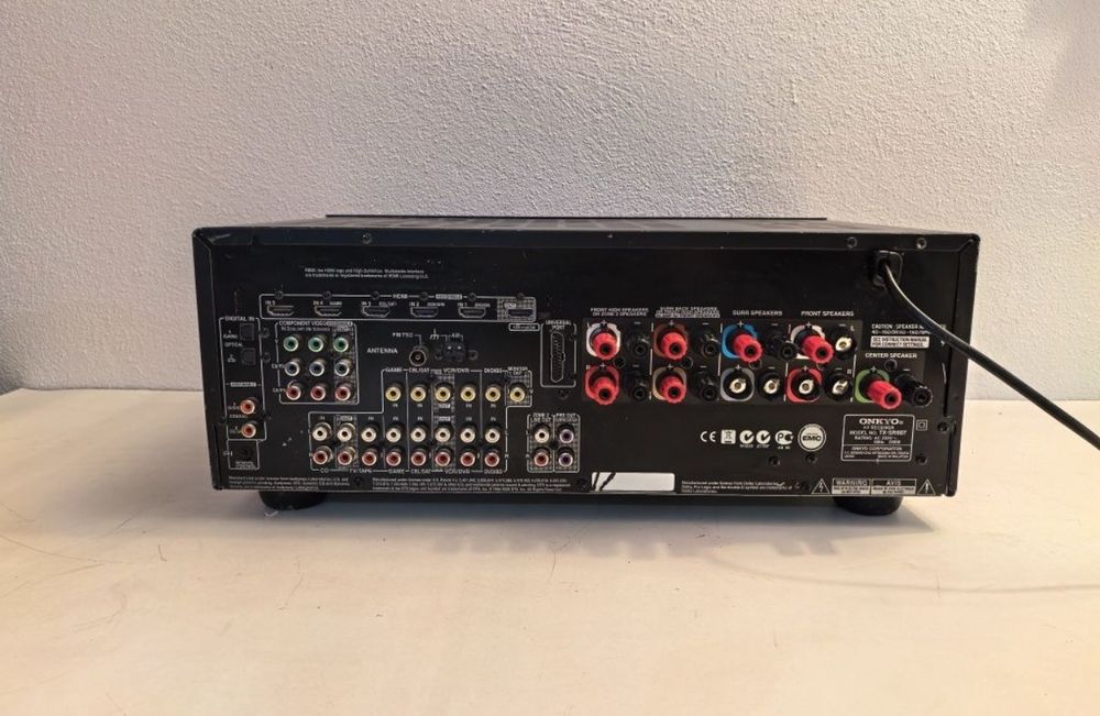 Amplificator Onkyo TX SR 607 HDMI Optical tuner iesire subwoofer statie amplituner