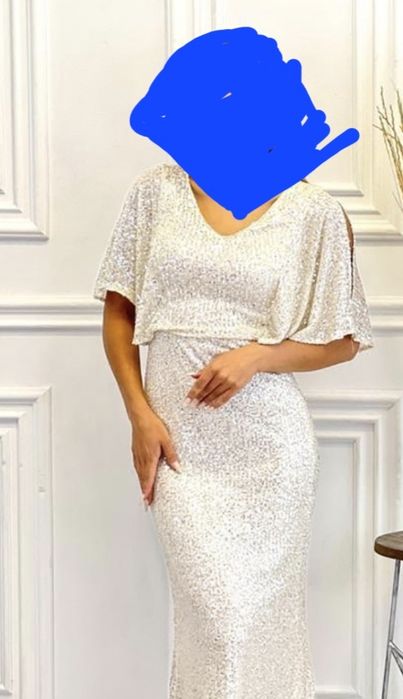 Платья вечернее белое