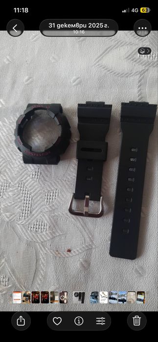 Каишка безел Casio G-shock-GA100,GA110,GA120верижка часовник