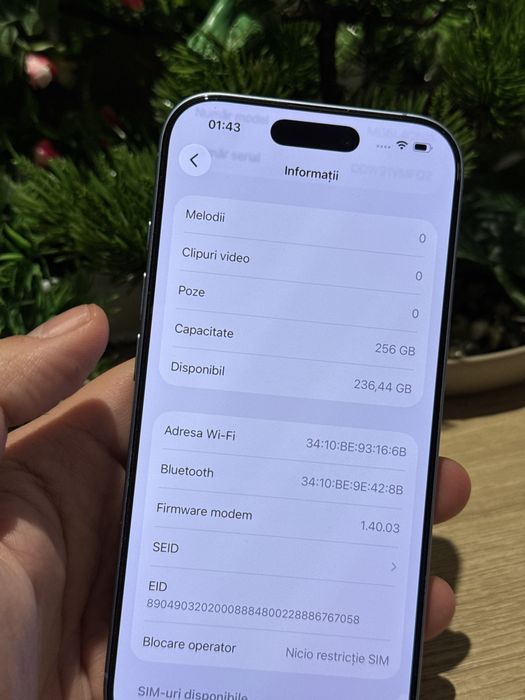 Iphone 17 256gb ‼️Husa originala apple ‼️Ca Nou‼️Garantie‼️