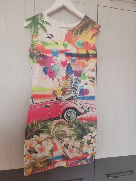 Многоцветна лятна рокля