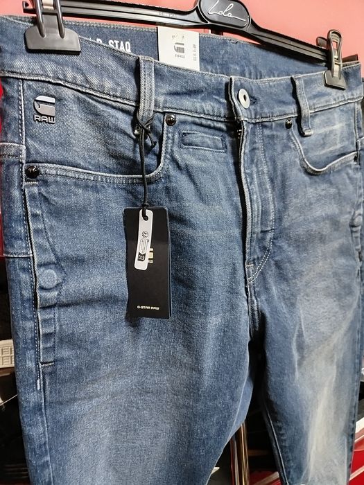Оригинални дънки G-star Raw D-Staq W31 W34 нови мъжки