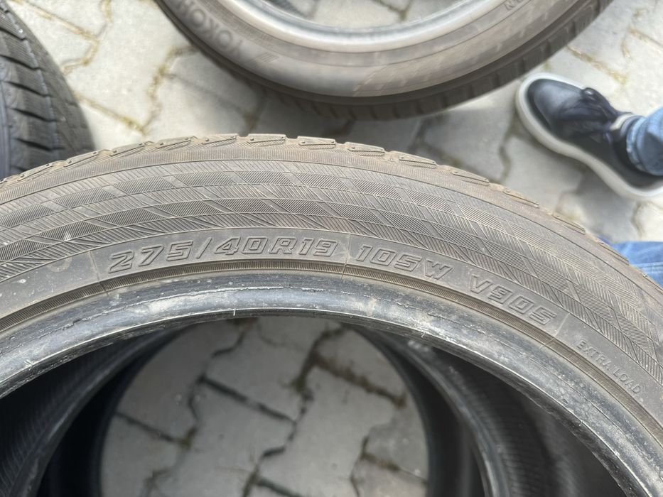 4бр Зимни гуми Yokohama 245/45/19 със 275/40/19 DOT2323