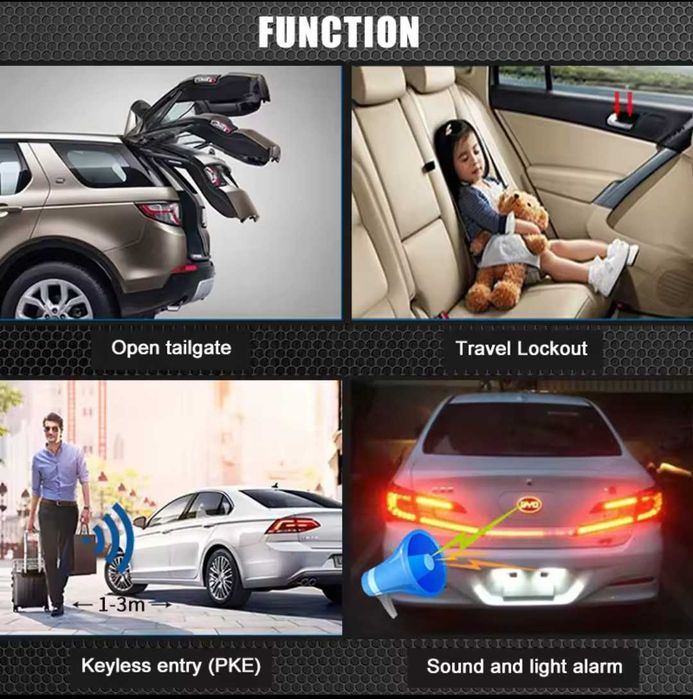 Alarma auto smart/pornire motor/functie keyless inchidere/deschidere