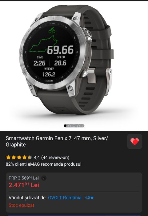 Garmin fenix 7 - silver