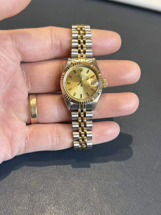 Rolex Date 26mm Aur / otel Jubilee
