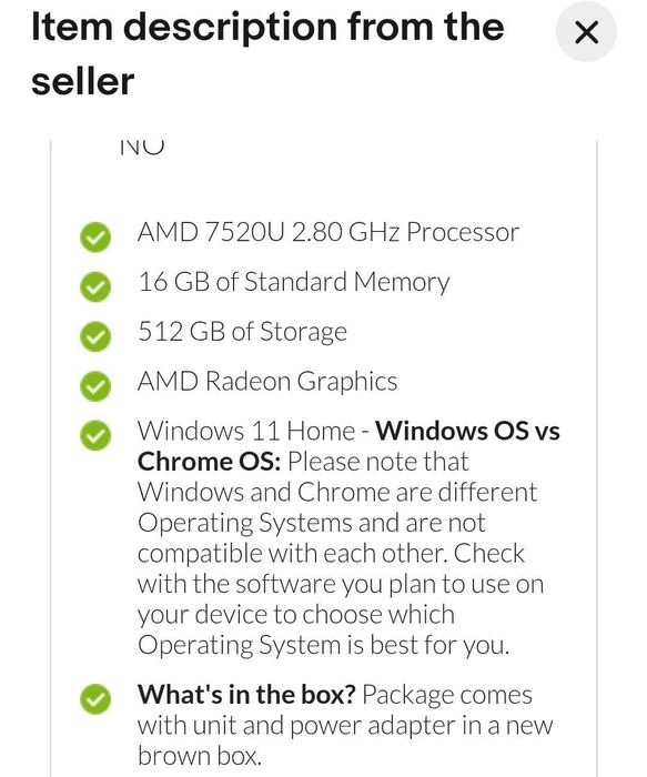 Acer Aspire 3 16 gb Тъч ,AMD Ryzen 5 7520U 16GB RAM 512GB SSD W11