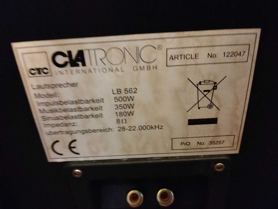 Boxe Clatronic LB 562- 500 wats