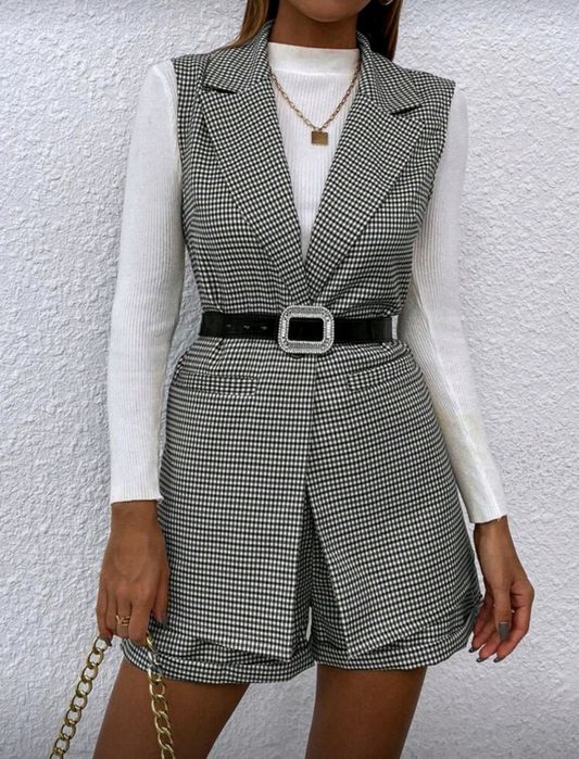 НОВ Дамски официален комплект С размер