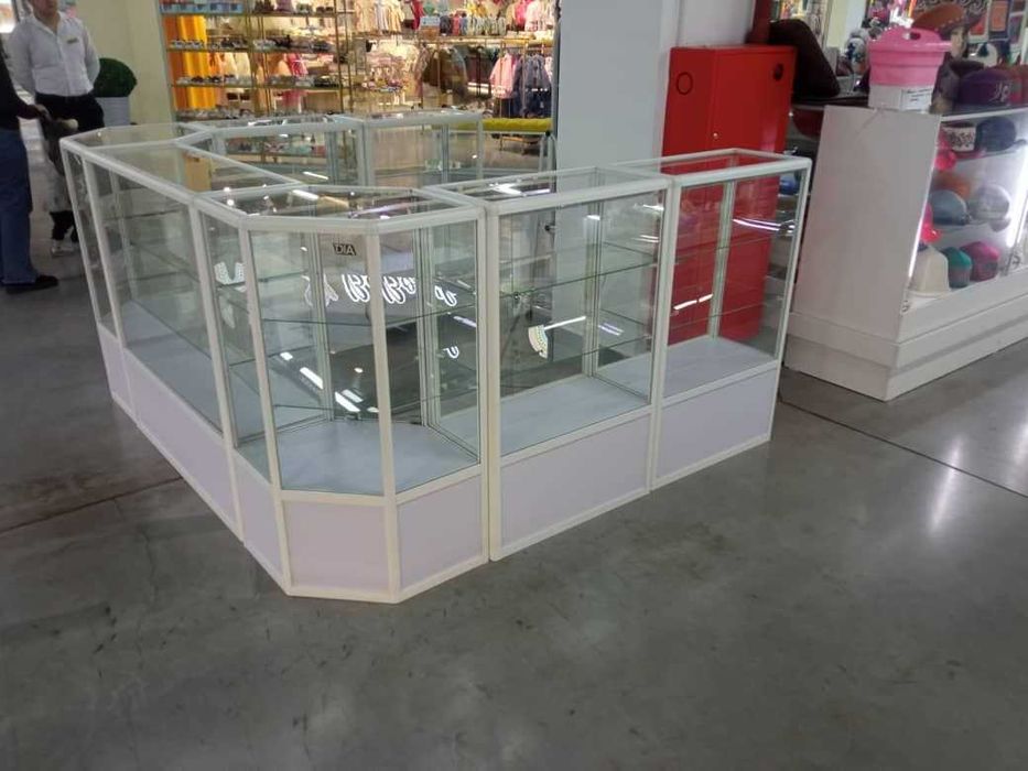 Прилавок витрина, стеклянная, metal oynaly vitrina va prilavkalar