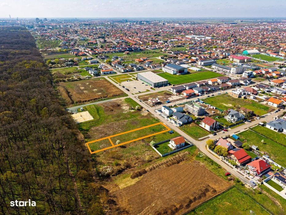 Teren construibil Dumbravita | langa Padurea Verde | Comision 0%