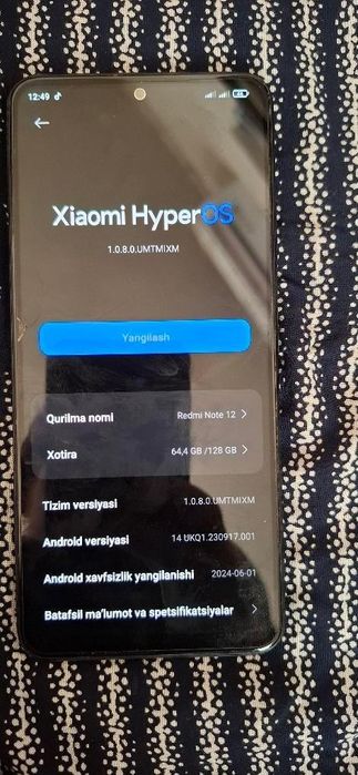 Xiaomi Redme note 12