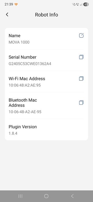 Mova 1000 robot pentru  tuns iarba