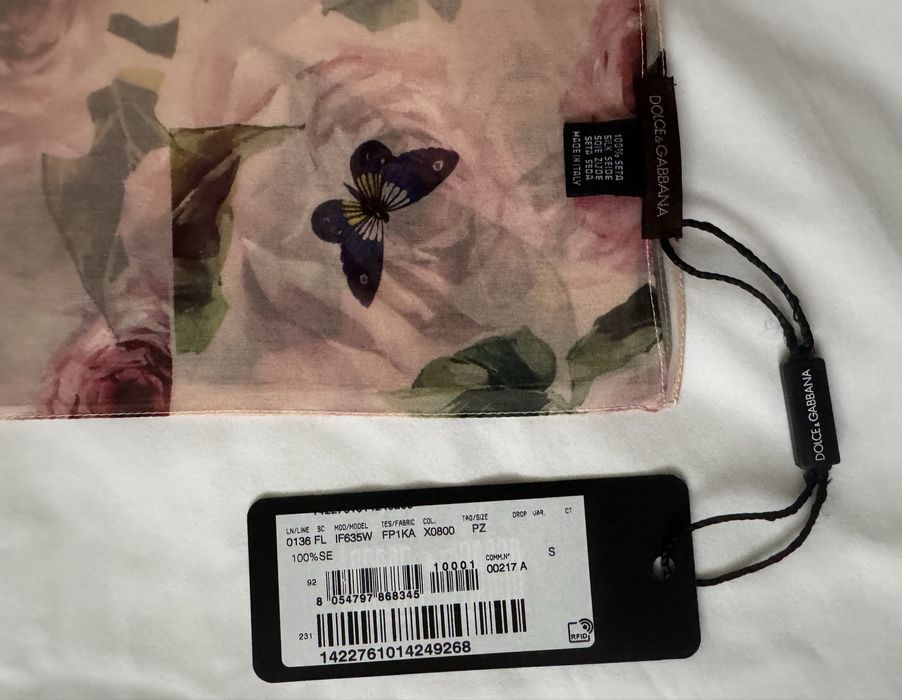 Dolce&Gabbana esarfa din 100% matase naturala