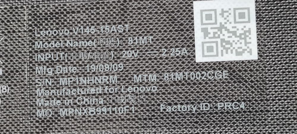 Лаптоп  Lenovo 15.6 RAM 8Gb DDR4, SSD 128/Windows 11