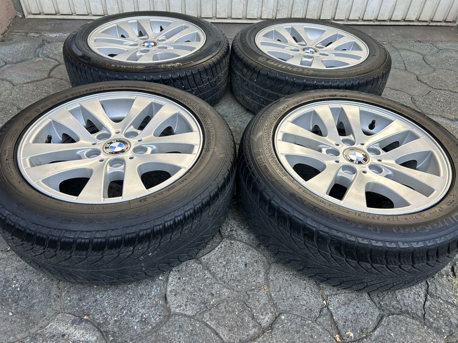 Jante aliaj 5x120mm, anvelope iarna 205/55 R16, BMW, E46, E90, E91, E81, E87, F29, F30, F31