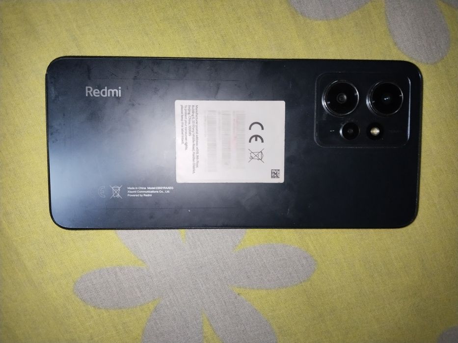 Redmi not 12 onyx gray 6gb ram 128 GB rom