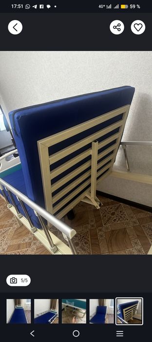 Продам медицинский кровать для лежащих