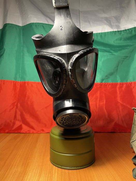 Комплект противогаз с ДВА филтъра и чанта ПГ-1