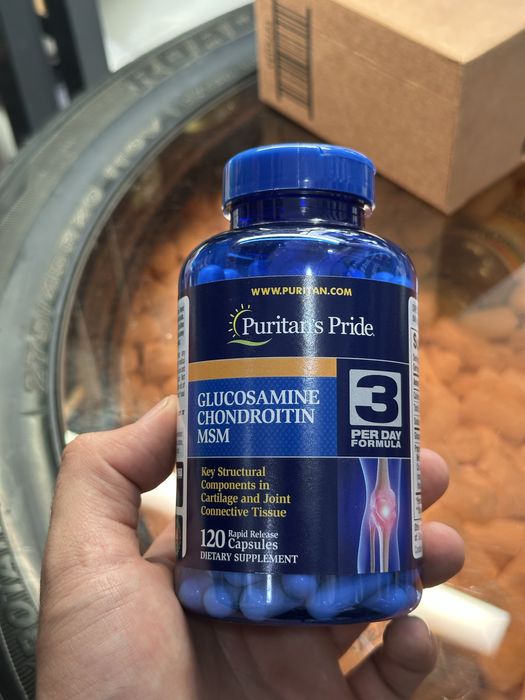 Puritan's Pride Glucosamine Chondroitin MSM 120 капсул