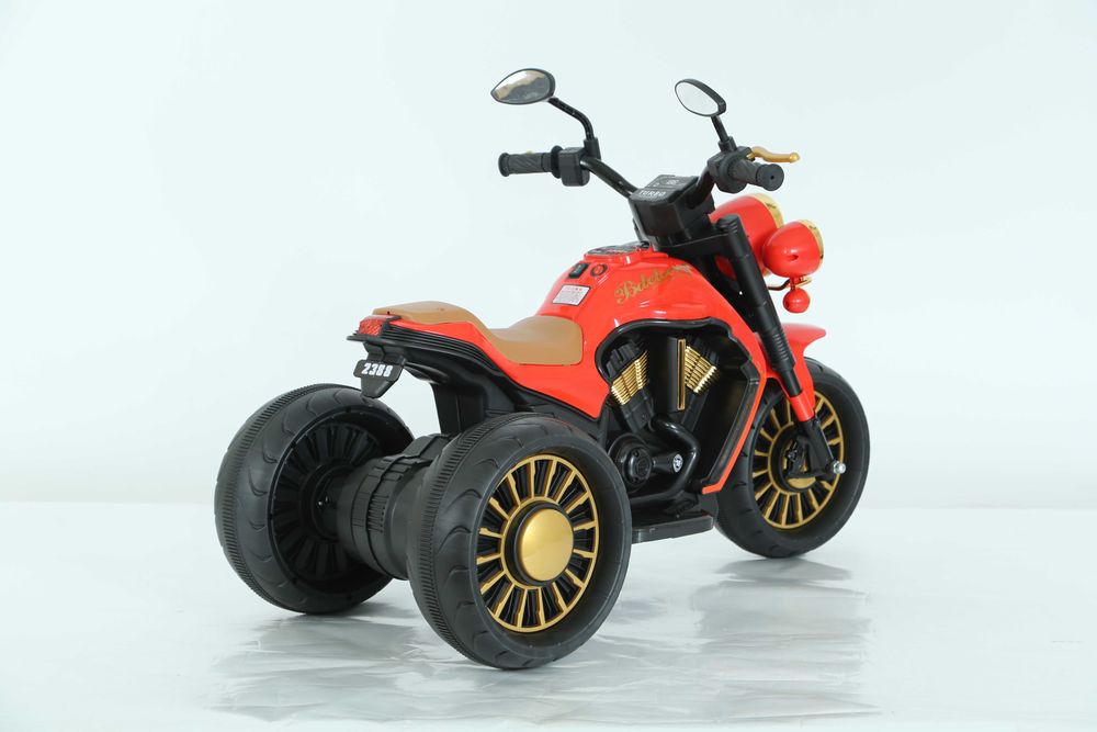 Motocicleta electrica cu 3 roti Kinderauto BJDL2388 2x 35W 6V, RC, RED