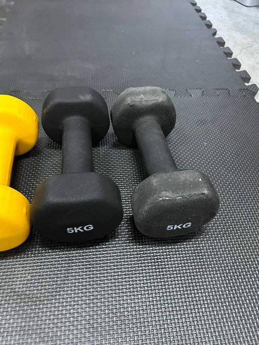 *Pachet Gantere De Aerobic 30 kg: 1+1, 2+2, 3+3, 4+4, 5+5 kg