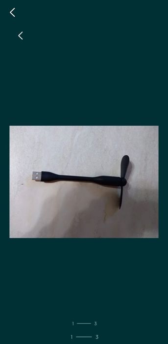 Ventilator USB Omega Negru