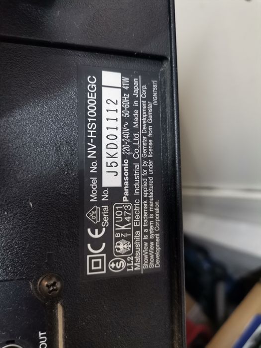 Panasonic nv hs 1000 egg