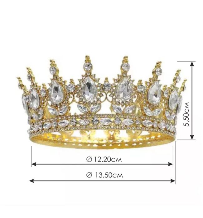 Корона на торт декор
