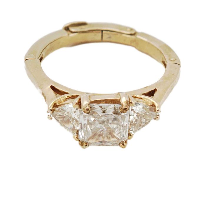 Inel logodna 14k diamante 2.05ct