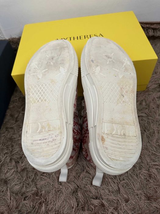 Dior B23 Rosi Rosu Red (Marime 45, US 12, Originali de pe Mytheresa)