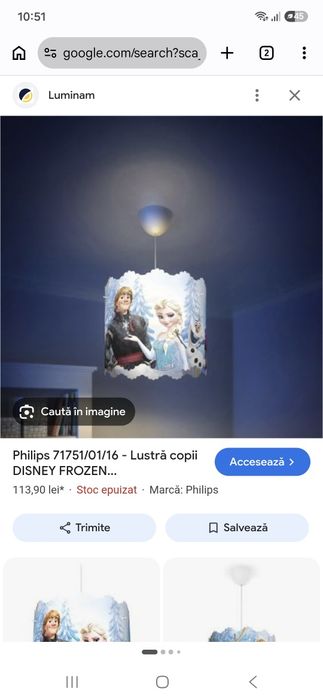 Vand lustra cu Elsa