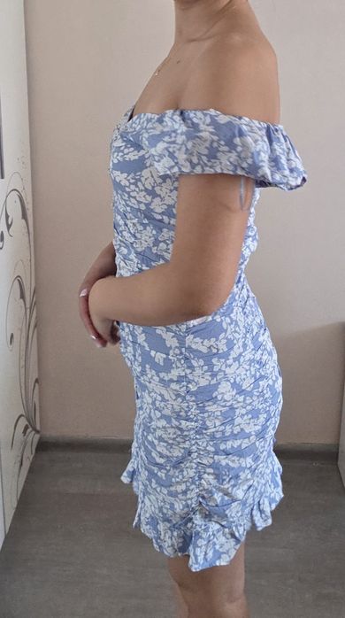 Летнее платье короткое
