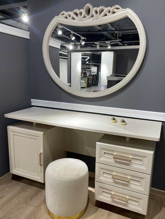 Стол туалетный Мокко с зеркалом