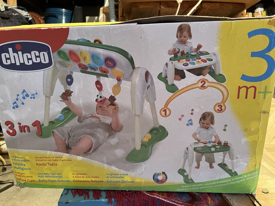 Развивающий столик chicco 3 в 1